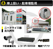車上狙い・駐車場監視セット