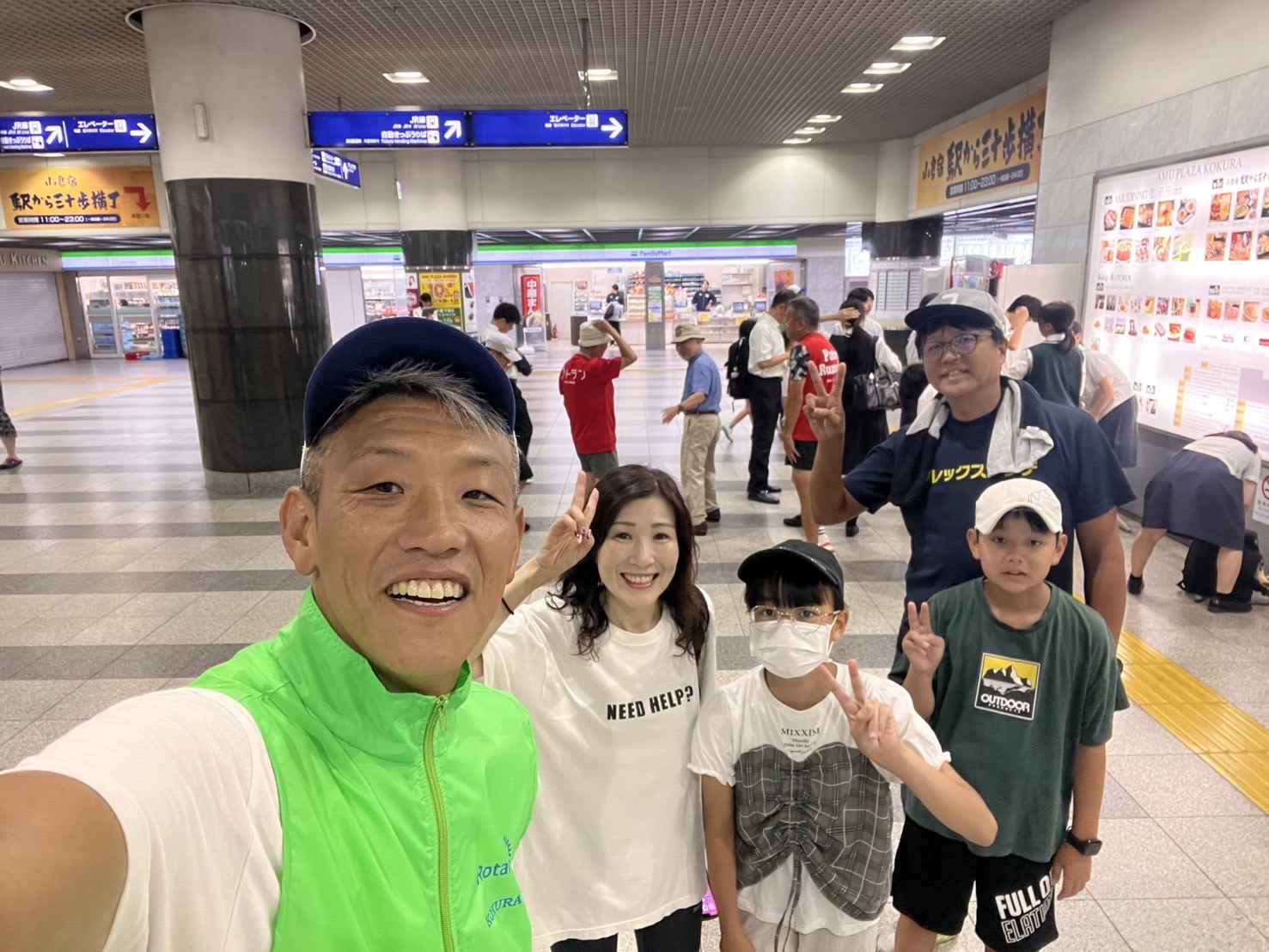 毎月恒例の小倉駅清掃と、新たに始めた地域清掃活動