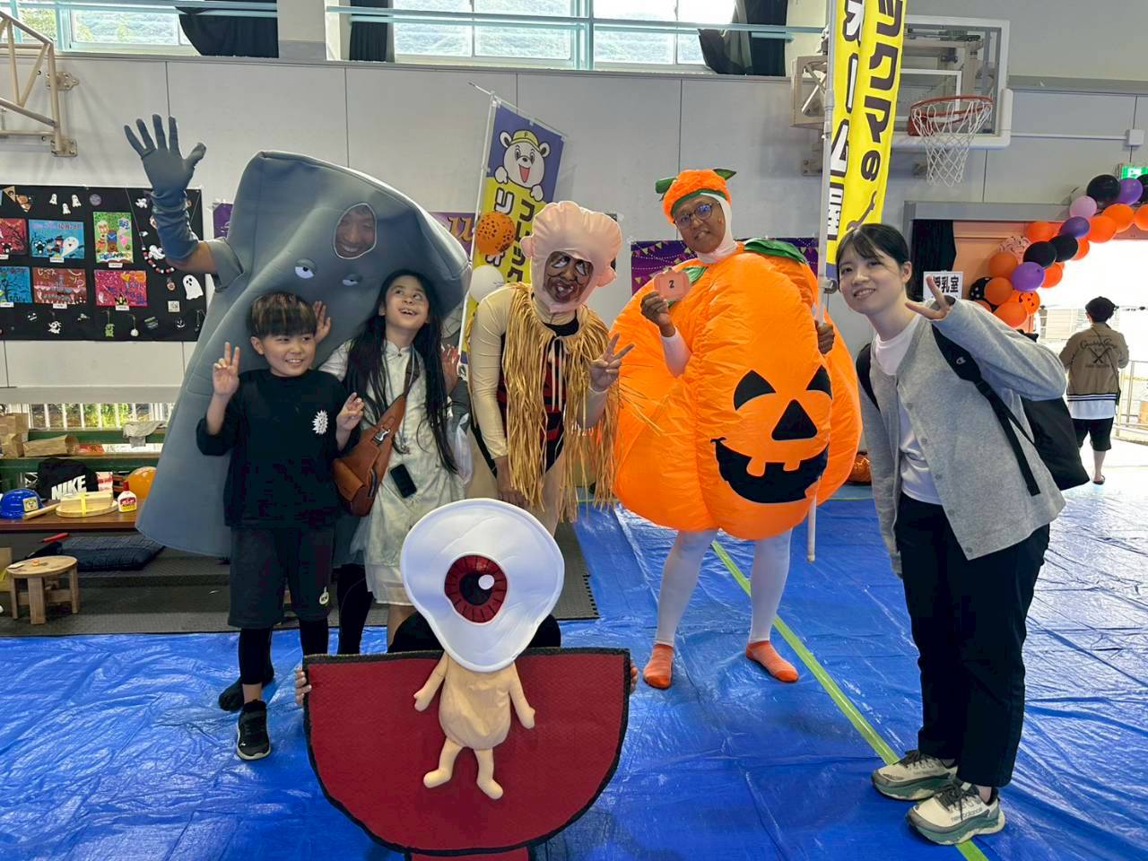 地域と一緒にハロウィン！寿山校区ハロウィンパーティーに参加しました
