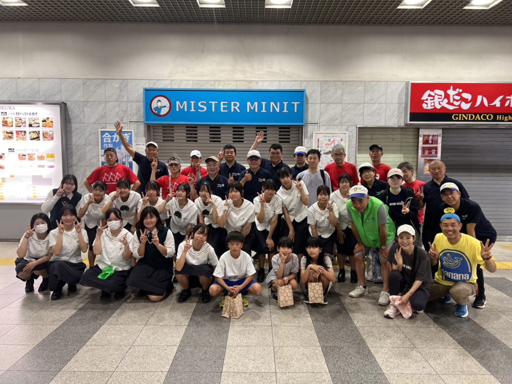 7月も毎月恒例！小倉駅清掃・地域清掃に参加しました
