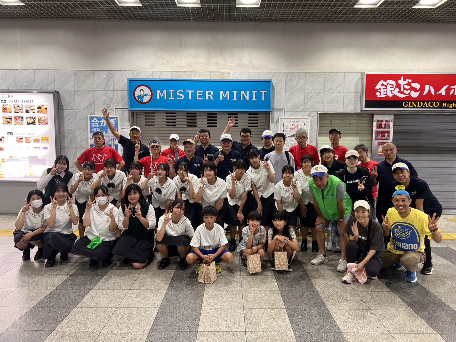 7月も毎月恒例！小倉駅清掃・地域清掃に参加しました